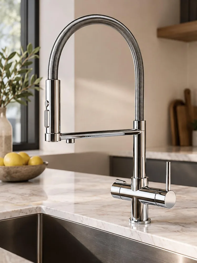 Grifo Mynantial en una cocina